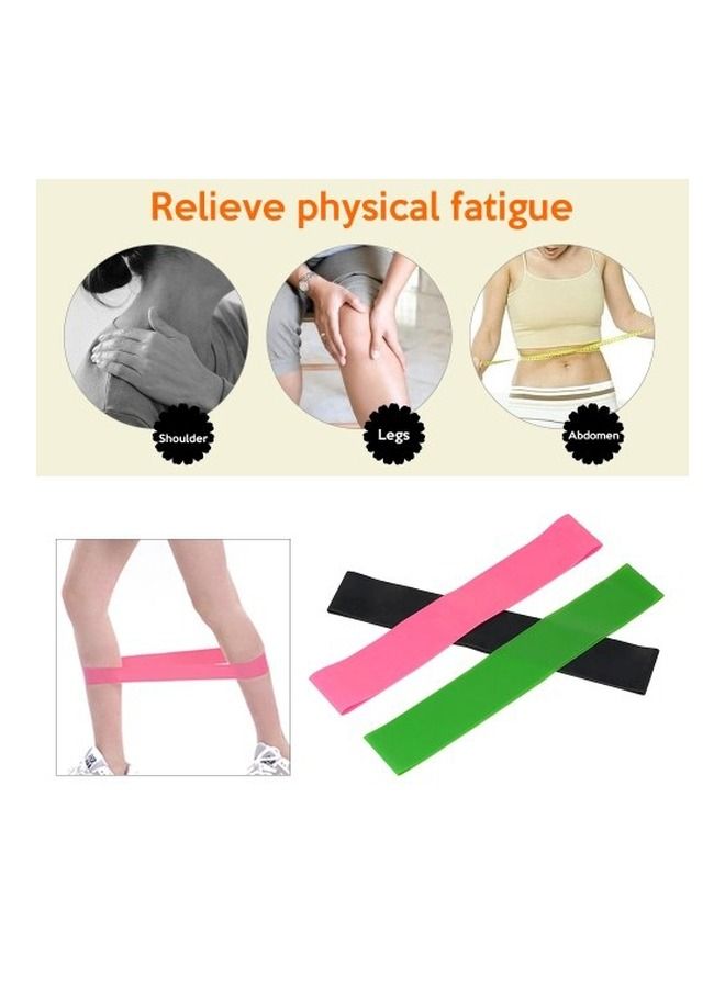 Generic 3-Piece Exercise Resistance Band  - Image 3