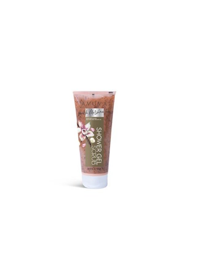 AVUVA SHOWER GEL SCRUB VANILLA 185 GM