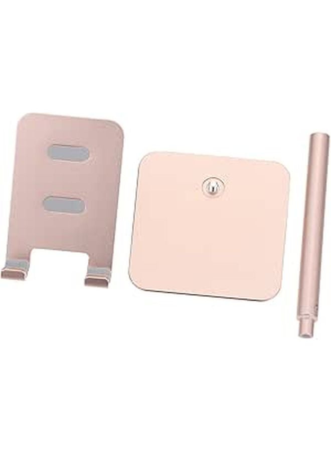 Adjustable Alloy Phone Tablet Stand With Anti Slip Base Stable Desktop Holder Gold - Image 1
