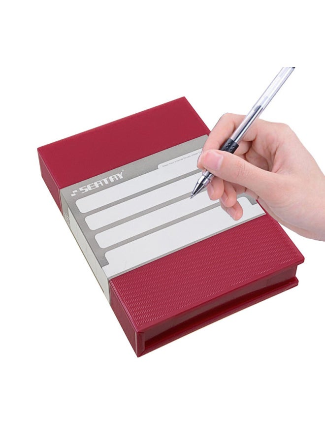 Generic Shuolitai HD303 Hard Disk Protection Box Pp Box Desktop Hard Disk Box Storage Box Hard Disk Box Dust Box-Color:Green  - Image 3