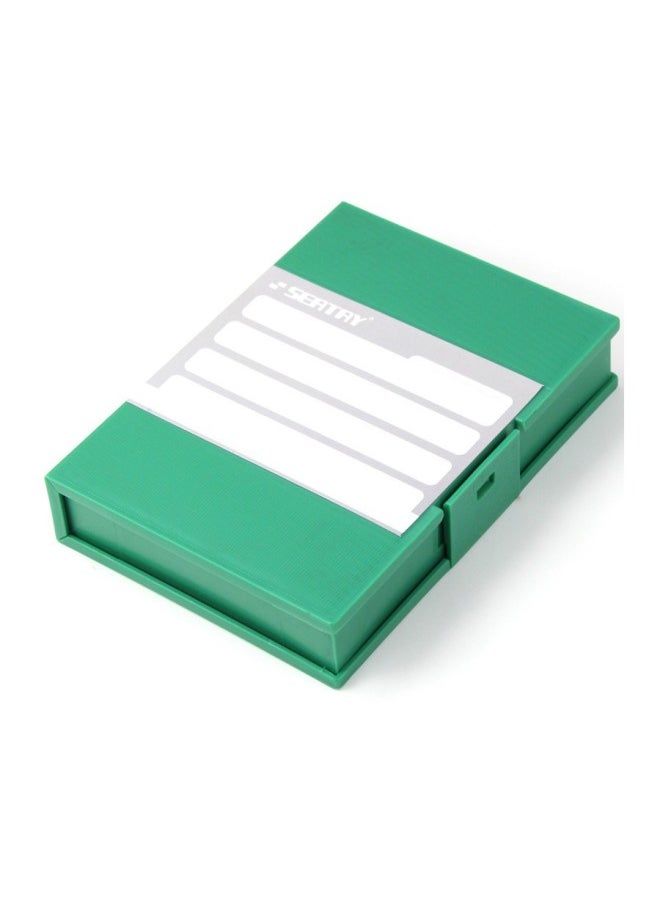 Generic Shuolitai HD303 Hard Disk Protection Box Pp Box Desktop Hard Disk Box Storage Box Hard Disk Box Dust Box-Color:Green  - Image 4