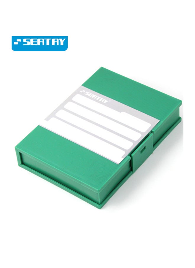 Generic Shuolitai HD303 Hard Disk Protection Box Pp Box Desktop Hard Disk Box Storage Box Hard Disk Box Dust Box-Color:Green  - Image 1