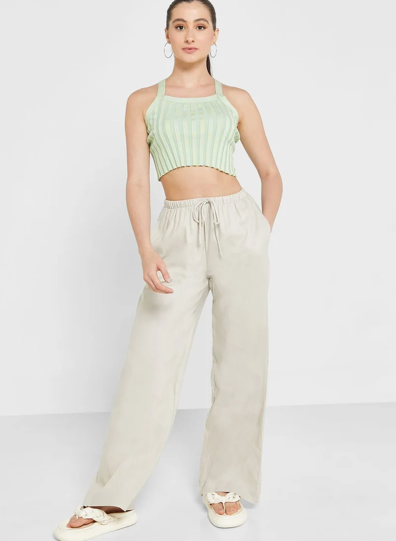 Cotton On Rainbow Spacedye Rib Tie Back Knit Cami