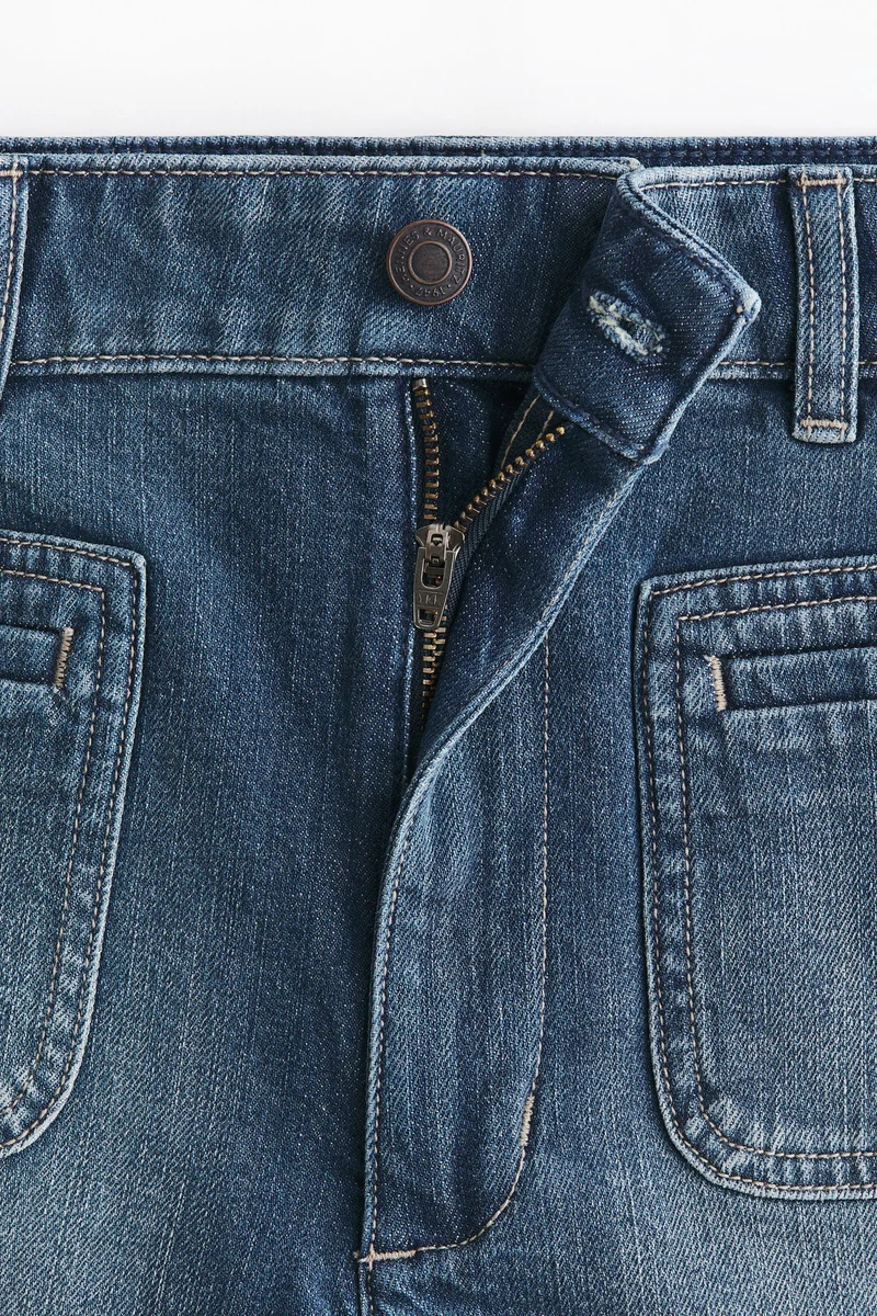 H&M High-waisted denim shorts