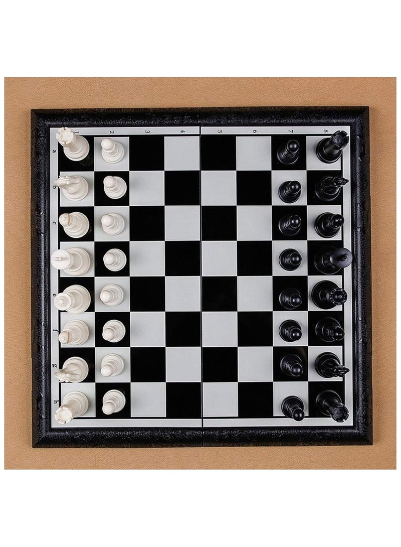 Toy Box Chess Set with Folding Magnetic Travel Games Board Size 47cm - Image 2