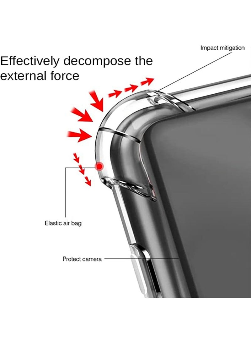 Xiaomi Poco X5 Pro/Redmi Note12 Pro 5G Case Cover with Camera Protection Protective Shock Absorption Bumper soft Anti-Scratch Transparent Case For Xiaomi Poco X5 Pro/Redmi Note12 Pro 5G Clear - Image 2