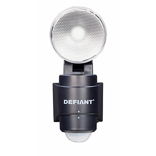 Defiant 180-Degree 1-Head Outdoor Black LED Battery Power Flood Light - Image 5