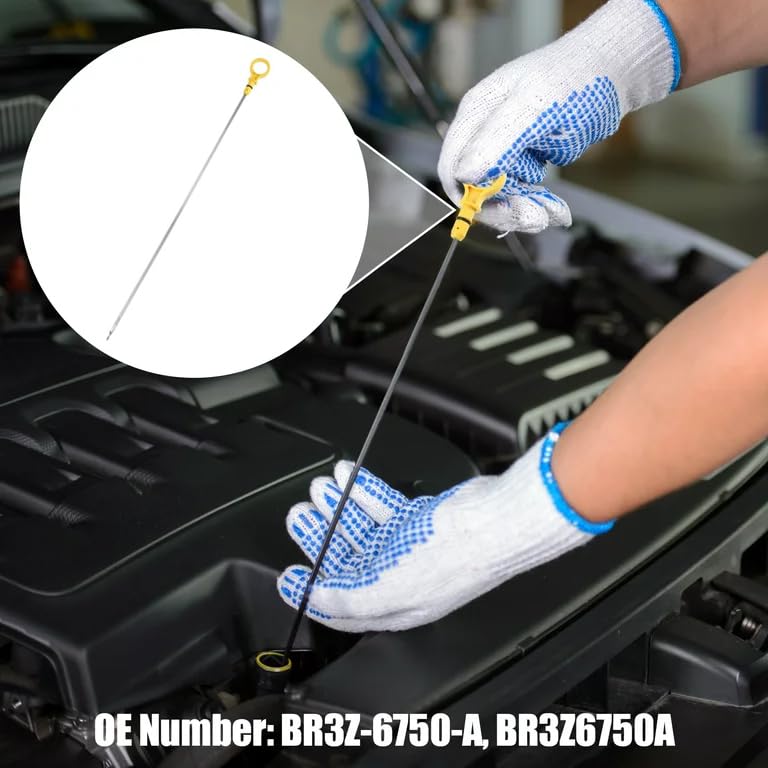 E-Vniko Oil Level Dipstick Compatible with Ford Mustang F-150 2011 2012 2013 2014 Replacement Engine Oil Measuring Rod Dip Stick 5.0L V8 BR3Z-6750-A - Image 2