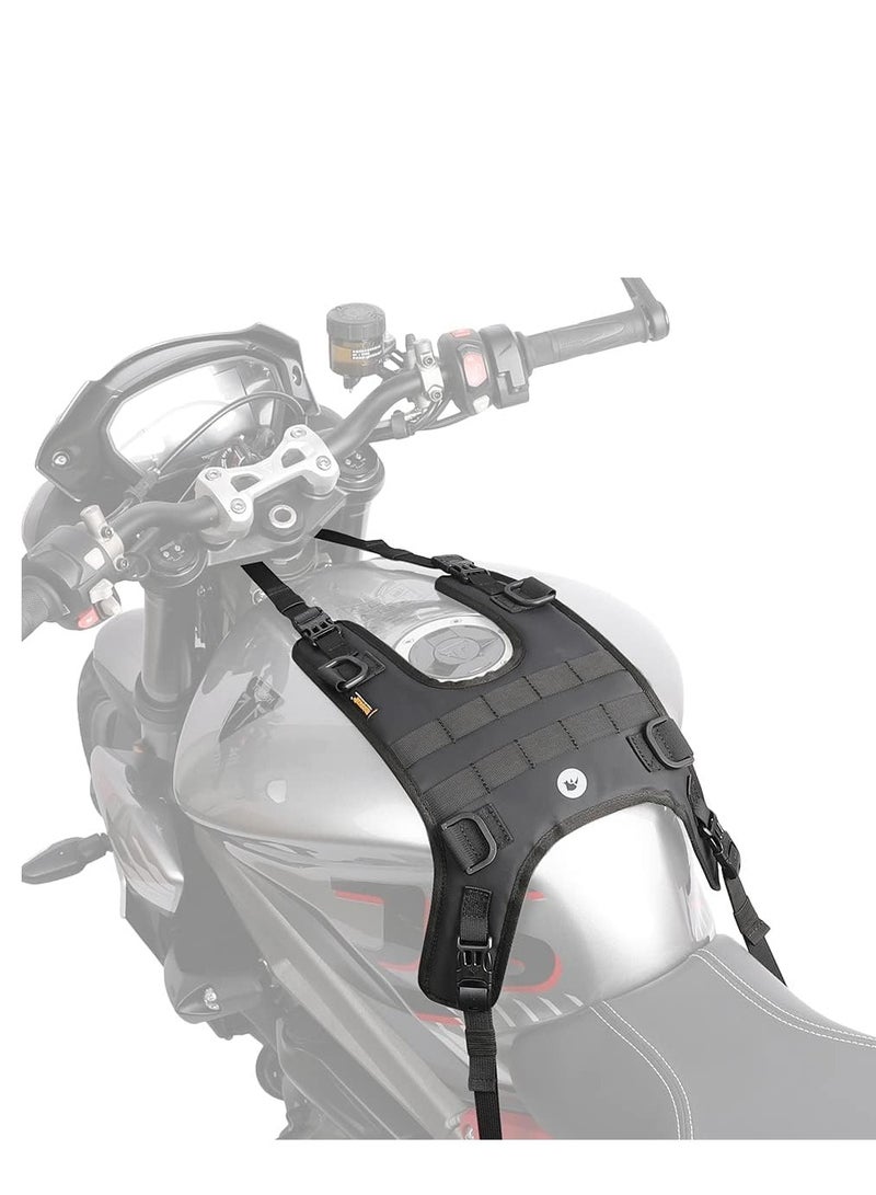 KASTWAVE Motorcycle Tank Bag, Bumper Bag Universal Saddle Bag Mounting Base - Image 1