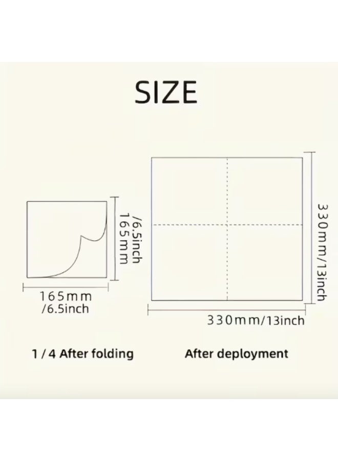 مناديل مائدة مطبوعة بألوان زاهية لعيد الفطر - ورق مزدوج الطبقات، مثالية لاحتفالات عيد الفطر (20 قطعة) - Image 2