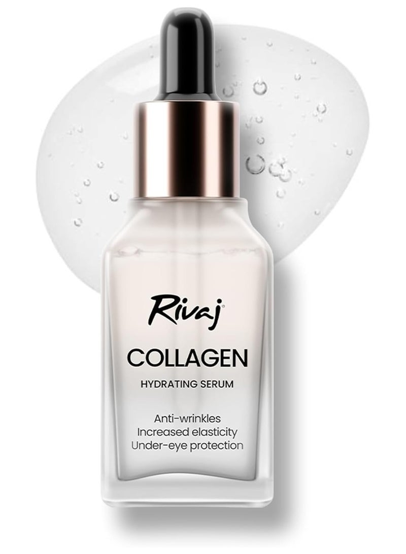 Rivaj UK Rivaj Collagen Face Serum 30ml – Anti-Aging & Firming, Lightweight Hydrating for Wrinkles, Fine Lines & Glowing Skin, Suitable for All Skin Types, Collagen Booster for Women - Image 1