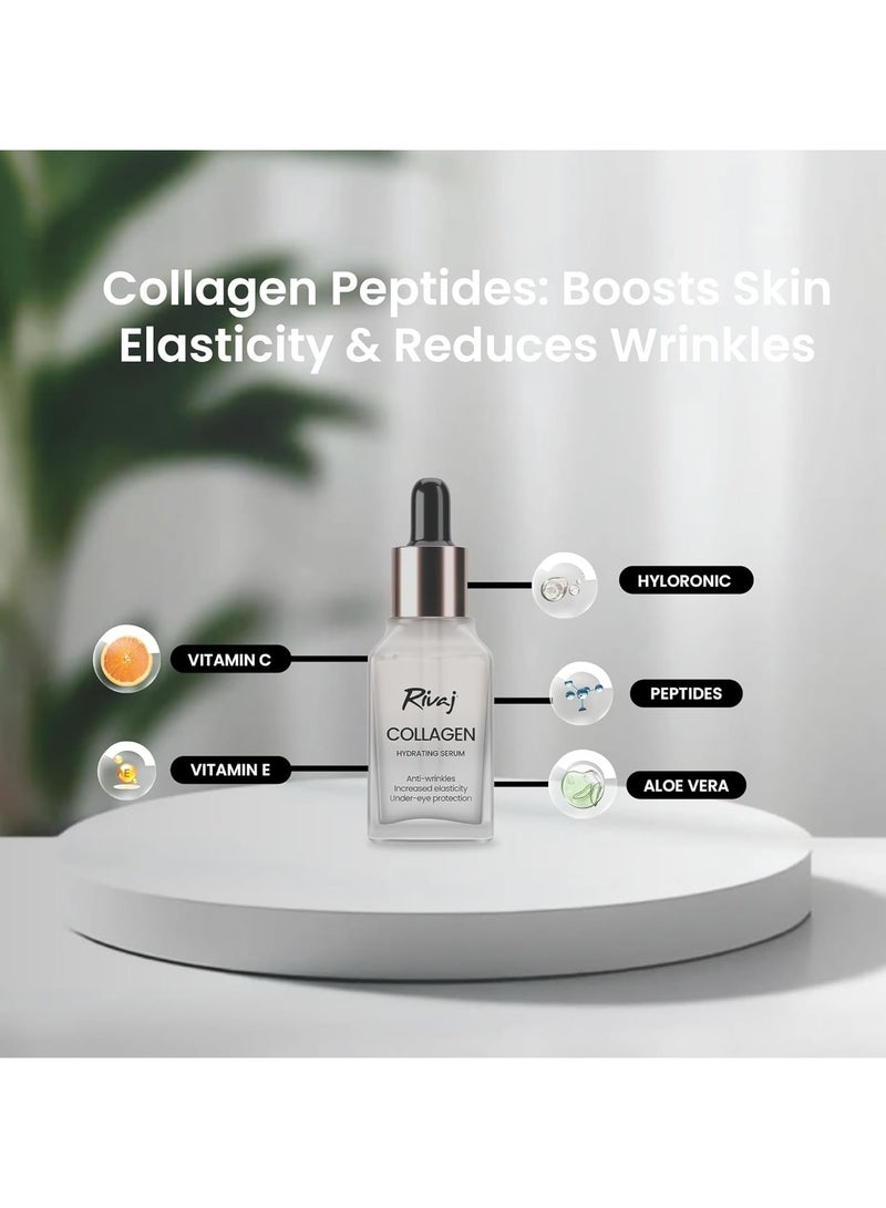 Rivaj UK Rivaj Collagen Face Serum 30ml – Anti-Aging & Firming, Lightweight Hydrating for Wrinkles, Fine Lines & Glowing Skin, Suitable for All Skin Types, Collagen Booster for Women - Image 4