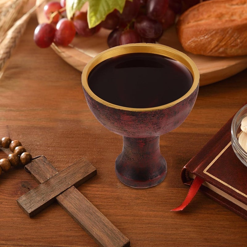 Cabilock Big Chalice Holy Grail Cup: Vintage Chalice Wine Drinking Goblet Cup Journal And Chalice Gothic Drinking Vessel - Ideal Novelty Gothic Father Day - Image 5