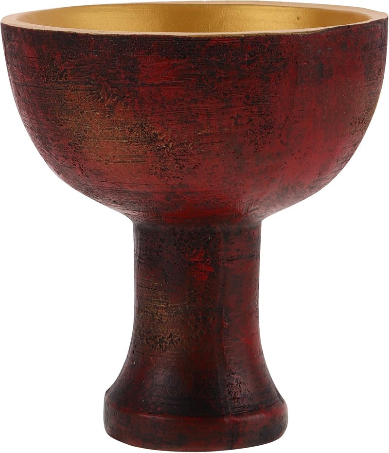 Cabilock Big Chalice Holy Grail Cup: Vintage Chalice Wine Drinking Goblet Cup Journal And Chalice Gothic Drinking Vessel - Ideal Novelty Gothic Father Day - Image 1