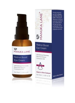 Manuka Lane Retinol Boost Eye Cream With Retinyl Palmitate Vitamin A Kiwi Fruit Extract & Coenzyme Q10 : Sweet Almond Oil : Carefully Formulated To Keep Your Eyes Bright And Healthy!  - Image 2