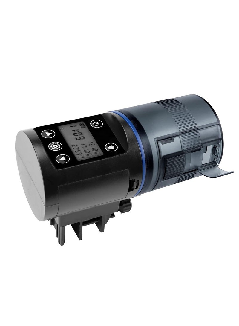 Generic Automatic Digital Fish Feeder for Aquariums – Battery Operated Timer Feeder with Screen, Adjustable Feeding Time & Food Quantity  - Image 1