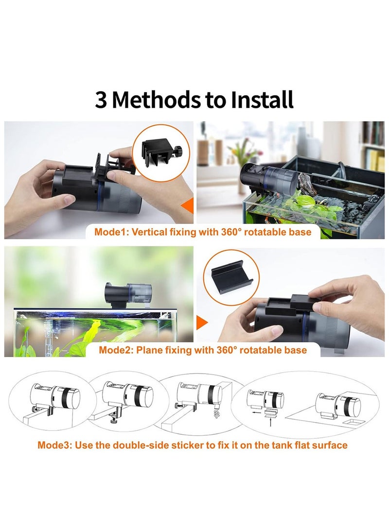 Generic Automatic Digital Fish Feeder for Aquariums – Battery Operated Timer Feeder with Screen, Adjustable Feeding Time & Food Quantity  - Image 4