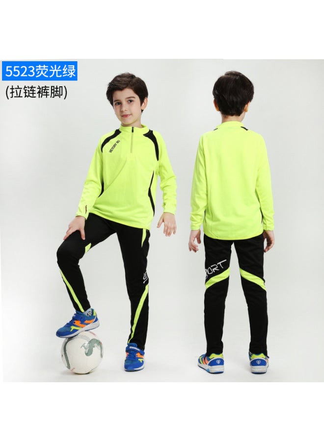 5523 Fluorescent Green Suit Football Jersey - Image 1