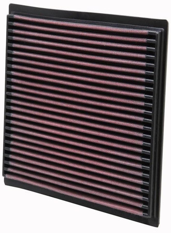 K&N Engine Air Filter: High Performance, Premium, Washable, Panel Replacement Filter: 1988-2015 (Navara, Pathfinder, Calibra, Vectra A, 900 II, 900, Cavalier MK3), 33-2080 - Image 2