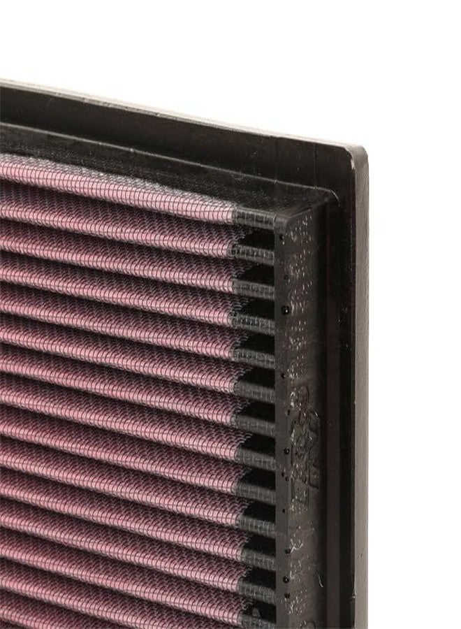 K&N Engine Air Filter: High Performance, Premium, Washable, Panel Replacement Filter: 1988-2015 (Navara, Pathfinder, Calibra, Vectra A, 900 II, 900, Cavalier MK3), 33-2080 - Image 4