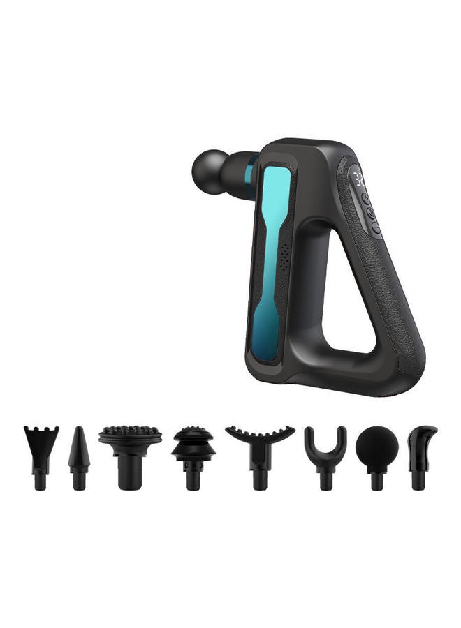 Toshionics 32 Modes Rechargeable Adjustable Professional Triangle Deep Tissue Fascia Gun Massage With 8 Massage Heads With LCD Screen - Image 1