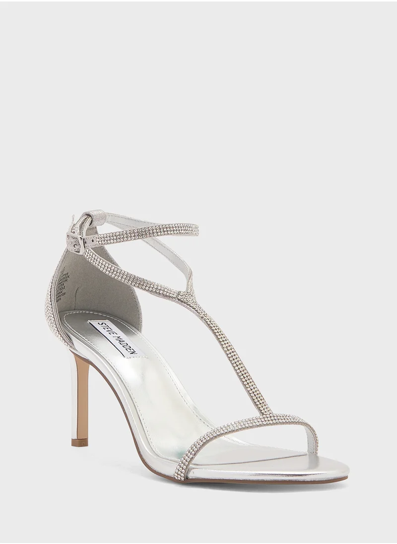 STEVE MADDEN Grande Ankle Strap High Heel Sandals