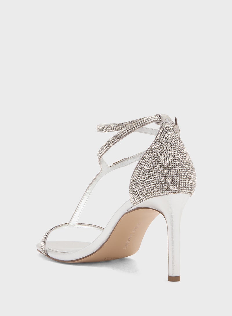 STEVE MADDEN Grande Ankle Strap High Heel Sandals  - Image 3