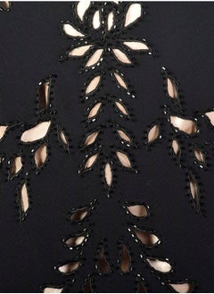ماركة غير محددة فستان سواريه طويل حريمي اسود بطانة بيج مشغول مناسابت و حفلات  - Image 2
