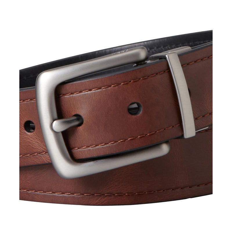 Fossil Men's Reversible Leather Belt, Parker Brown/Black, 38 - Image 3