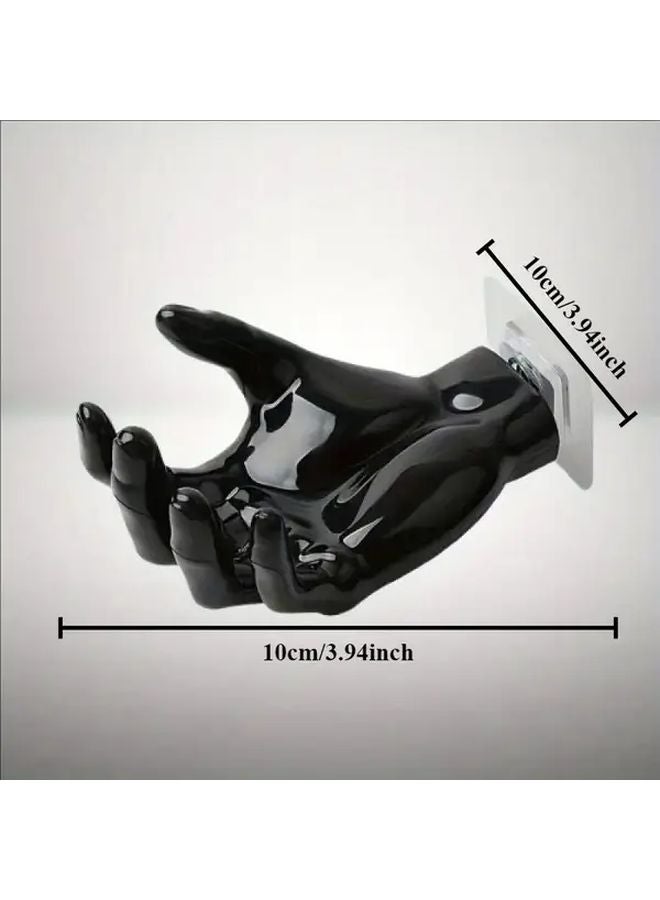 الخطاف الأسود اللاصق متعدد الأغراض للمفاتيح وسماعات الرأس والمناشف - Image 5