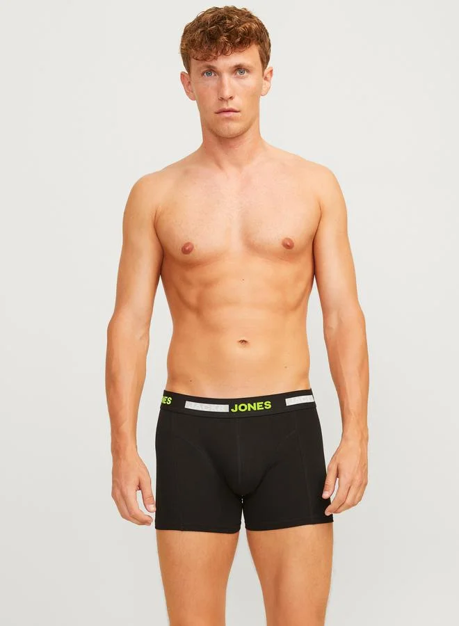 JACK & JONES Pack of 3 - Scott Logo Detail Trunks