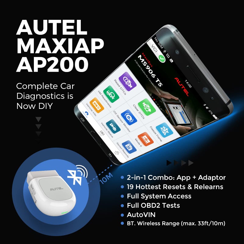Autel MaxiAP AP200 (Upgraded AL319) Code Reader OBDII Scanner Advanced Al329 - Image 2