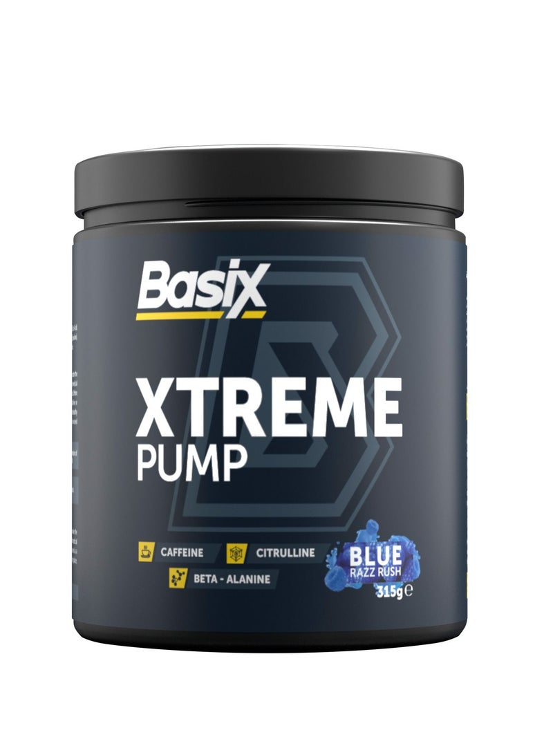 Basix Xtreme Pump 315g Blue Razz Rush