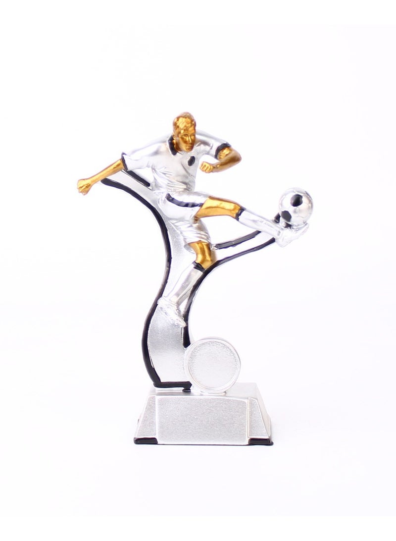 KUYING New Creative Resin Football Trophy 12.5X5X17.5CM  - Image 1