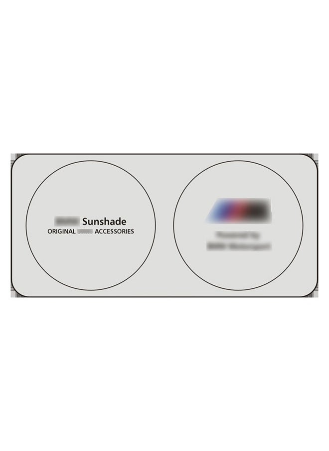Reflective Car Windshield Sunshade - Ultimate Protection with Overlapping Design, Perfect Fit for Small Sedans & Hatchbacks