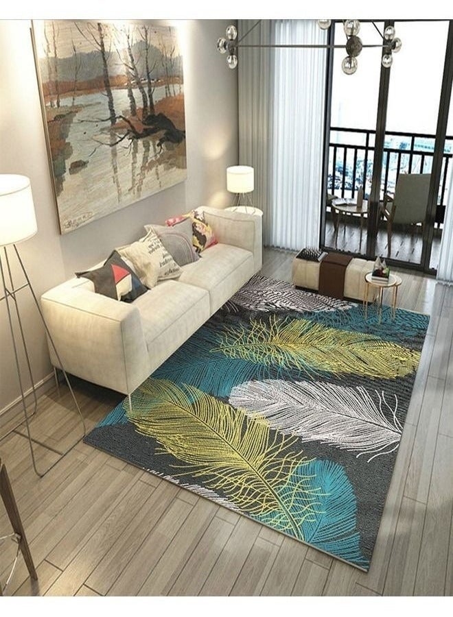 LEDIN Area Rugs Abstract Rug Modern Rugs Living Room Soft Short Pile Large Rug for Living Room Bedroom Dining Room Home Decor Non-Slip Floor Carpet Mat(160x230cm) - Image 4