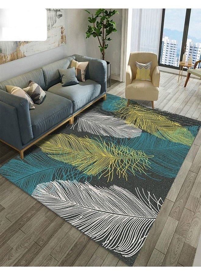 LEDIN Area Rugs Abstract Rug Modern Rugs Living Room Soft Short Pile Large Rug for Living Room Bedroom Dining Room Home Decor Non-Slip Floor Carpet Mat(160x230cm) - Image 1