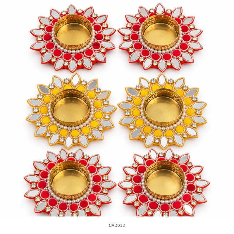 Decorative Tealight Holder for Diwali - CAD012 - Image 1