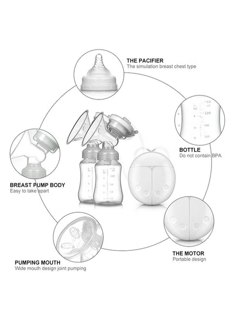 DEAREVERY Pack Of 2 Superior Wearable Hands Free Electric Painless Automatic Breastfeeding Breast Pump - Image 3