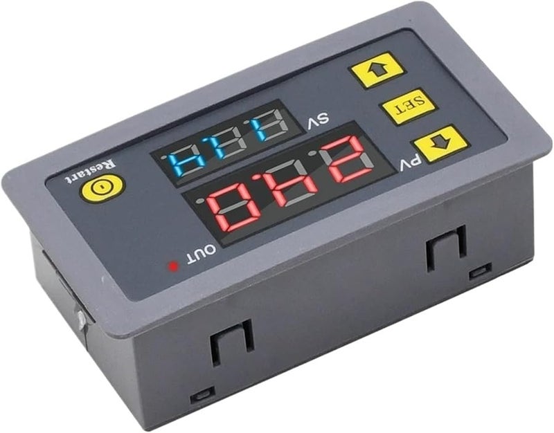 مؤقت التأخير الزمني الرقمي مع شاشة عرض LED لمفتاح التحكم في المؤقت الدوري قابل للتعديل 110 فولت 220 فولت تيار متردد الحجم آخر - Image 1