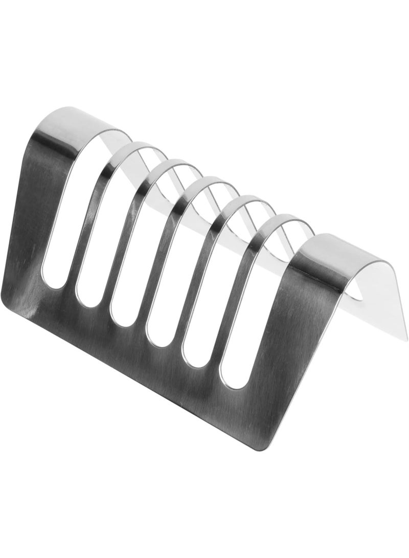 LAMAY Bread Rack Stainless Steel Toast Holder Bread Stand Display Rack Bakery Rack Stainless Steel Rack Bread Cooling Rack Metal Storage Rack Metal Brackets Metal Stand (Size : 6) - Image 1