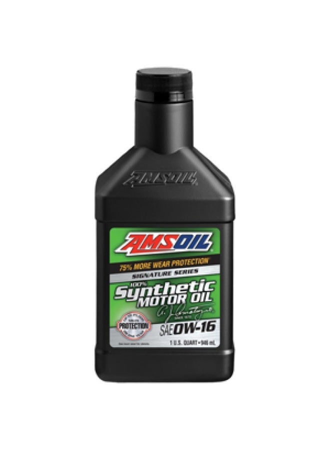 Amsoil 0W16 Ss Signature Fully Synthetic Engine Oil 946Ml