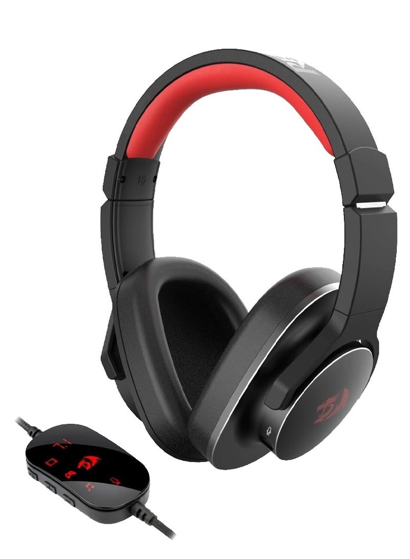 Redragon H720 Europe USB - Gaming headset - Black - Image 3