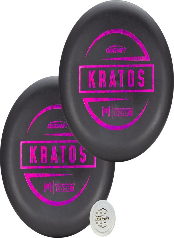 Discraft Paul McBeth First Run Kratos Putter Two Pack - Putt & Approach Discs - 173-174g, Matching Color & Foil, Paul McBeth Collection - Foil Types Will Vary - Image 1