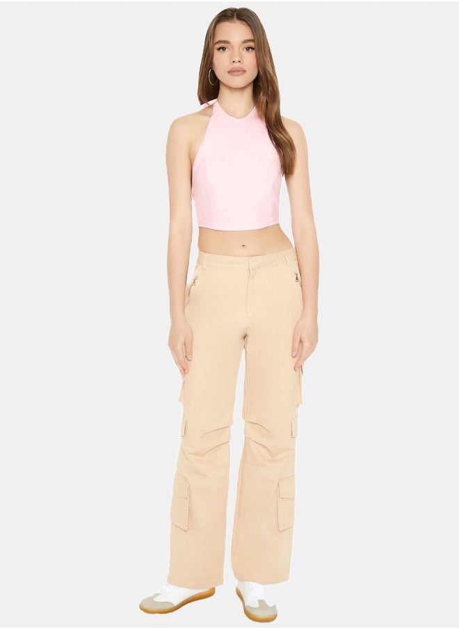 FOREVER 21 - Cropped Halter Top - Image 1