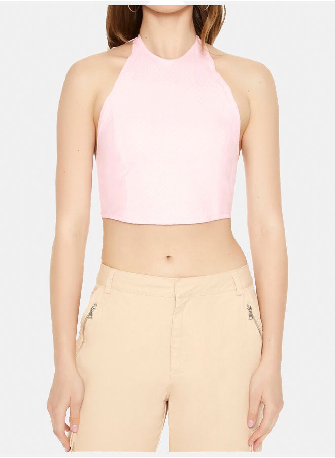 FOREVER 21 - Cropped Halter Top - Image 1