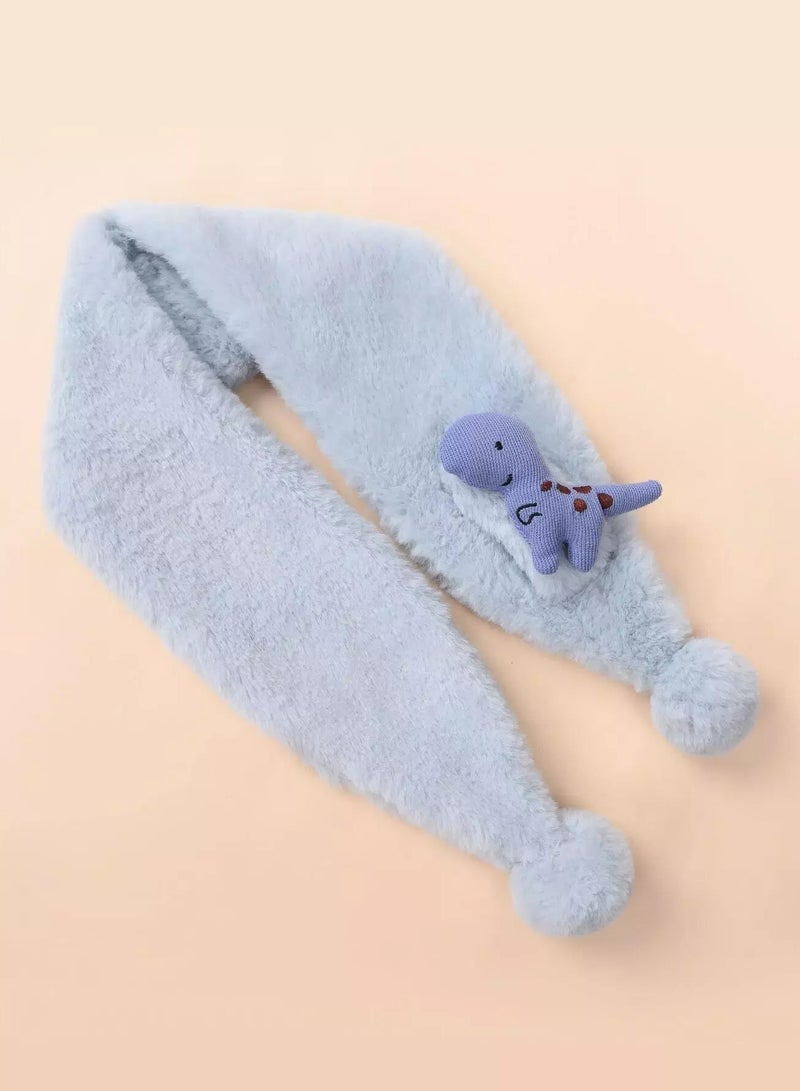 Toddler Boys Cartoon Dinosaur Decor Scarf  - Image 2
