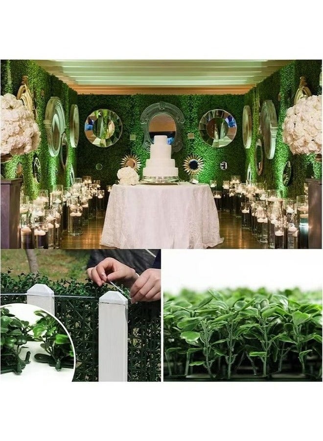 RollsTimi  8 Packs Of Artificial Hedges, Plants, Artificial Grass Fences, Used For Balcony Railings, Garden Courtyards, Sidewalks, Spaces And Walls - Image 2