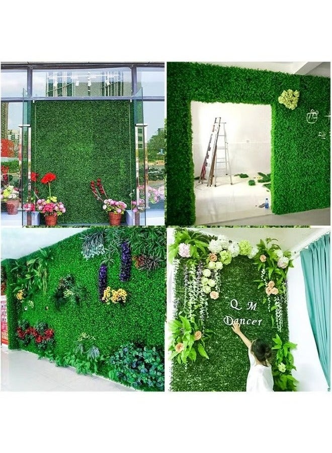 RollsTimi  8 Packs Of Artificial Hedges, Plants, Artificial Grass Fences, Used For Balcony Railings, Garden Courtyards, Sidewalks, Spaces And Walls - Image 3