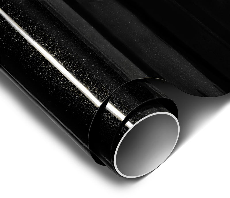 ColorFusion PPF by VViViD Gloss Metallic Black Dry Apply PPF Vinyl Car Wrap Roll 6ft x 5ft